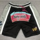 Men's & Youth San Antonio Spurs Just Don _Spurs_ 1999 Finals Black Basketball Shorts