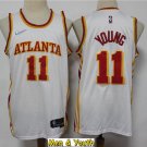 Men's Atlanta Hawks #11 Trae Young Jersey 2022 75th Diamond White Association Edition