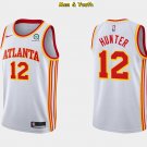 Men's Atlanta Hawks #12 De'Andre Hunter Jersey 2021 White Association Swingman Basketball