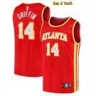 Men's Atlanta Hawks #14 AJ Griffin Jersey 2022 Draft First Red Icon Swingman Basketball