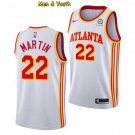 Men's Atlanta Hawks #22 Tyrese Martin Jersey White Association Edition Swingman Basketball