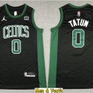 Men's Boston Celtics #0 Jayson Tatum Jersey 75th Diamond 2022 Black Statement Basketball