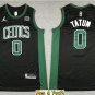 Men's Boston Celtics #0 Jayson Tatum Jersey 75th Diamond 2022 Black Statement Basketball