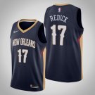 Men's & Youth New Orleans Pelicans #17 J.J. Redick Navy Swingman Stitched Jersey Association