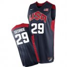 Men's & Youth Paul George #29 Throwback 2012 Team USA BasketBall Jersey Navy Stitched