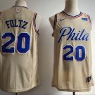 Men's & Youth Philadelphia #20 Markelle Fultz Basketball City Edition Jersey Cream