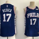 Men's & Youth Philadelphia 76ers #17 JJ Redick Basketball Swingmen Jersey Blue