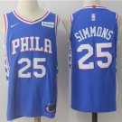 Men's & Youth Philadelphia 76ers #25 Ben Simmons Basketball Swingmen Jersey Blue