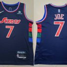 Philadelphia 76ers #7 Isaiah Joe Jersey 75th Anniversary Diamond 2022 Navy City Edition