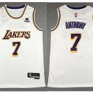Los Angeles Lakers #7 Carmelo Anthony Jersey 75th Diamond 2022 White Associateion Edition