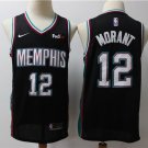 Memphis Grizzlies #12 Ja Morant Jersey 2020 Black Classic Edition Swingman Basketball