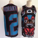 Memphis Grizzlies #12 Ja Morant Jersey Black Big Face Basketball