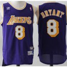 Men's & Youth Los Angeles Lakers #8 Kobe Bryant Jersey Throwback Purple Classics Basketball