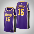 Men's & Youth Los Angeles Lakers #15 DeMarcus Cousins Purple Statement Jersey Stitched