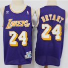 Men's & Youth Los Angeles Lakers #24 Kobe Bryant Jersey Throwback Purple Classics Basketball