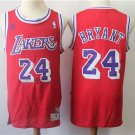 Men's & Youth Los Angeles Lakers #24 Kobe Bryant Jersey Throwback Red Classics Basketball