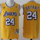 Men's & Youth Los Angeles Lakers #24 Kobe Bryant Yellow Throwback Basketball Jersey