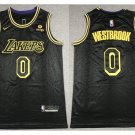 Los Angeles Lakers #0 Russell Westbrook Jersey 2022 Black City Edition Swingman Basketball