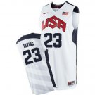 Men's & Youth Kyrie Irving #23 Throwback 2012 Team USA BasketBall Jersey White Stitched