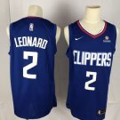 Men's & Youth Los Angeles Clippers #2 Kawhi Leonard Basketball Stitched Jersey Blue