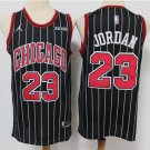Men's  Chicago Bulls #23 Michael Jordan Jersey 2021 Black Statement Edition Swingman Basketball