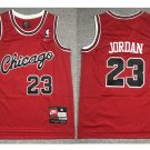 Men's & Youth Chicago Bulls #23 Michael Jordan Jersey 1984-85 Throwback Red Basketball