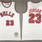 Men's & Youth Chicago Bulls #23 Michael Jordan Jersey 1984-85 White Classics Basketball