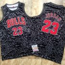 Men's & Youth Chicago Bulls #23 Michael Jordan Jersey 1996-97 Black Fashion Classics Basketball