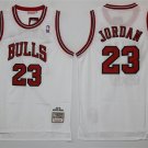 Men's & Youth Chicago Bulls #23 Michael Jordan Jersey 1997-98 White Classics Basketball