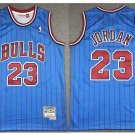 Men's & Youth Chicago Bulls #23 Michael Jordan Jersey Blue Pinstripe Classics Basketball