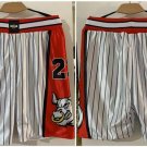 Men's & Youth Chicago Bulls Basketball Shorts #23 White Red Print Pants