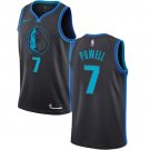 Men's & Youth Dallas Mavericks #7 Dwight Powell Basketball Jersey City Edition Charcoal