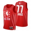 Men's & Youth Dallas Mavericks #77 Luka Doncic Jersey 2022 All-Star Red Basketball