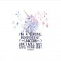 I am a strong independent unicorn - The lightning struck heart Pin