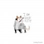I AM GOOD KITTY Design Pin