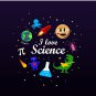 I Love Science Pin