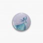 Ice Princess Silhouette Pin