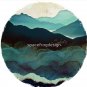 Indigo Mountains Pin