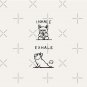 Inhale Exhale Frenchie Pin