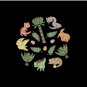 Jurassic Cats Dark Pin