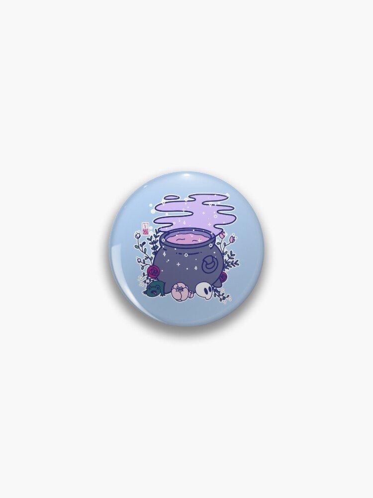 Kawaii Cauldron Pin