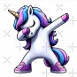 Kawaii Unicorn cartoon Pin
