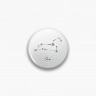 Leo Zodiac Wildflower Constellation Pin