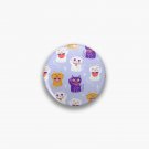 Lucky Kitty Cats Maneki-Neko Waving Beckoning Cat Pin