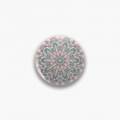 mandala#31 on pink background Pin
