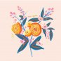Marigold Flower Pin