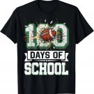 100th Day of School Football 100 Days of School Boys Gift Unisex T-Shirt 100th Day of School Football 100 Days of School Boys Gift Unisex T-Shirt