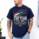 250 Years America Anniversary USA Fighter Jets 250th Birthday Patriotic T-Shirt