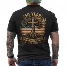 250 Years Faith and Freedom 250th Anniversary USA Patriotic ON BACK T-Shirt 250 Years Faith and Freedom 250th Anniversary USA Patriotic ON BACK T-Shirt