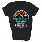 A Pig Chicken And Cow Walk Into A Bar B Q Unisex Shirt Gift T-Shirt A Pig Chicken And Cow Walk Into A Bar B Q Unisex Shirt Gift T-Shirt